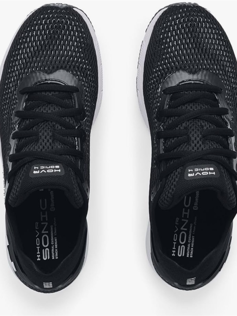 Under Armour Black Mesh Hovr Running Shoes